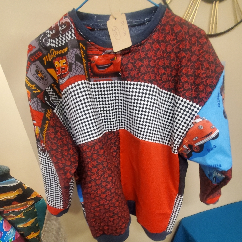 Disney Cars Red & Blue Pullover Jacket